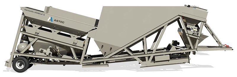 RexCon Mobile 5 side transport configuration rendering